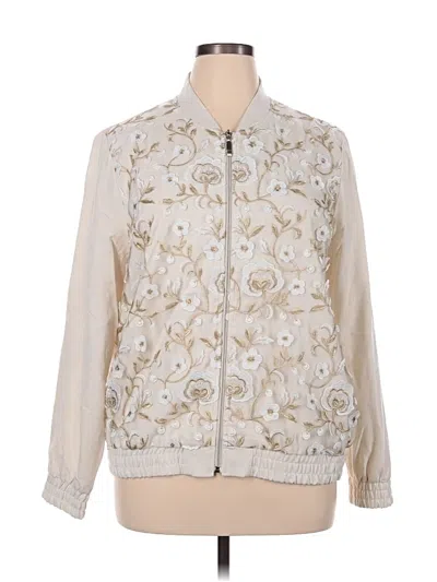 Pre-owned Draper's & Damon's Cardigan Sweater In Ivory