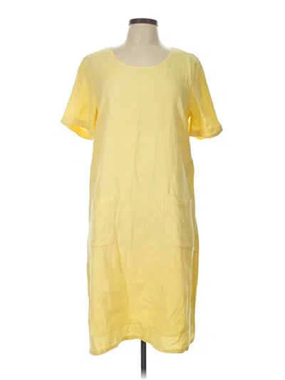 Pre-owned Draper's & Damon's Casual Dress In Yellow