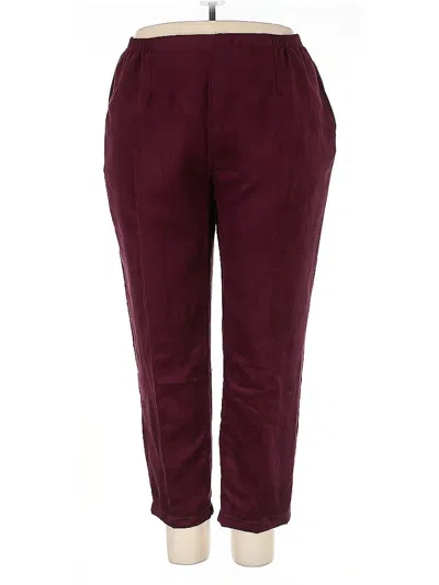 Pre-owned Draper's & Damon's Casual Pants In Burgundy