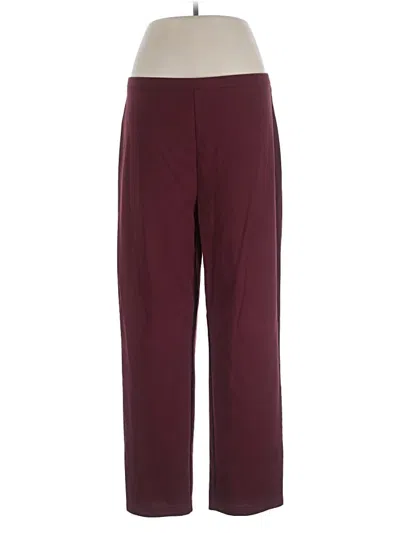 Pre-owned Draper's & Damon's Casual Pants In Burgundy