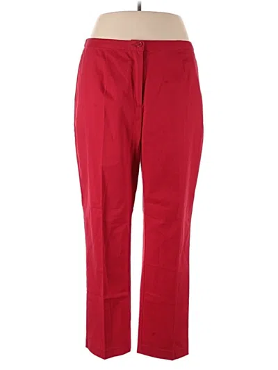 Pre-owned Draper's & Damon's Casual Pants In Red