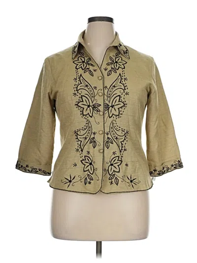 Pre-owned Draper's & Damon's Jacket In Gold