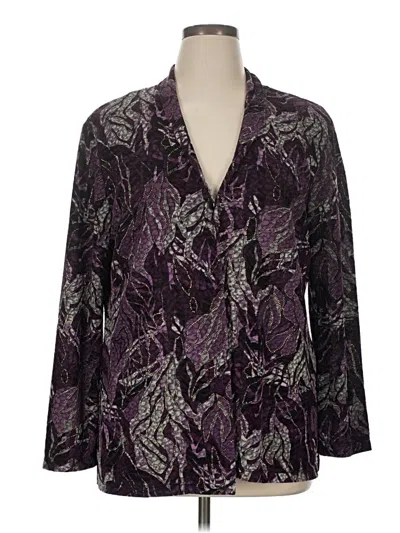 Pre-owned Draper's & Damon's Kimono In Purple