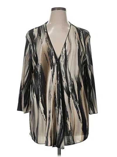 Pre-owned Draper's & Damon's Kimono In Silver