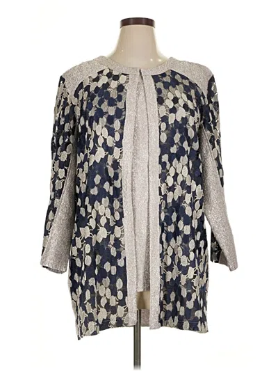 Pre-owned Draper's & Damon's Kimono In Silver