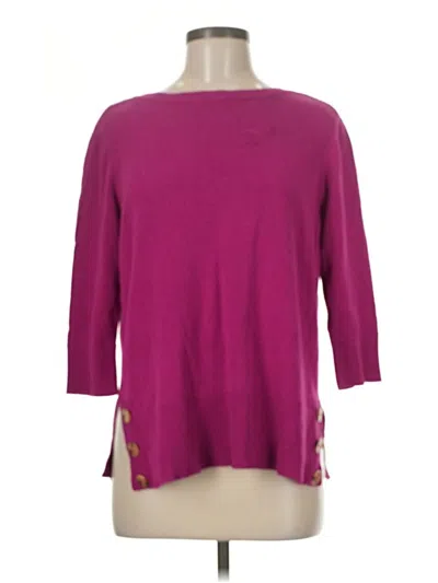 Pre-owned Draper's & Damon's Pullover Sweater In Pink