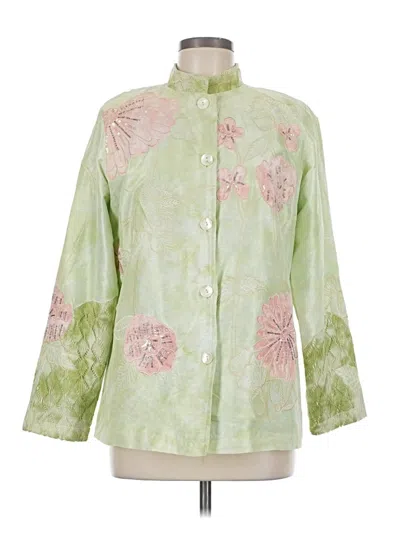Pre-owned Draper's & Damon's Raincoat In Green