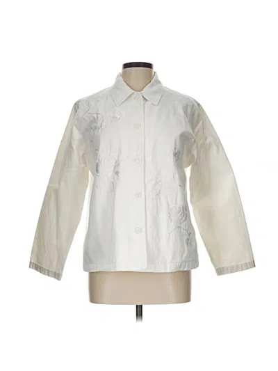Pre-owned Draper's & Damon's Raincoat In White