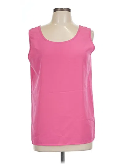 Pre-owned Draper's & Damon's Sleeveless Blouse In Pink