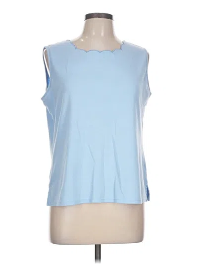 Pre-owned Draper's & Damon's Sleeveless T-shirt In Blue