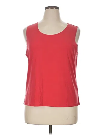 Pre-owned Draper's & Damon's Sleeveless T-shirt In Red