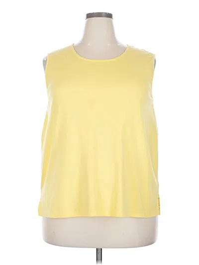 Pre-owned Draper's & Damon's Sleeveless T-shirt In Yellow