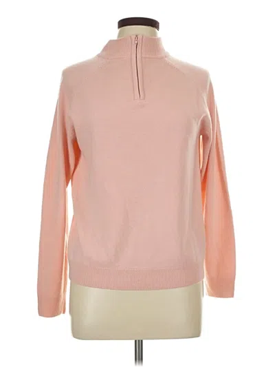 Pre-owned Draper's & Damon's Turtleneck Sweater In Pink