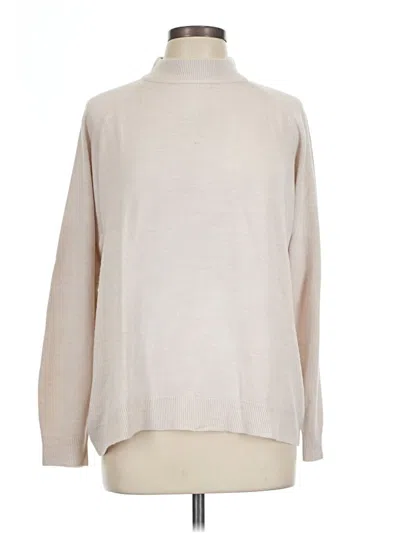 Pre-owned Draper's & Damon's Turtleneck Sweater In Tan