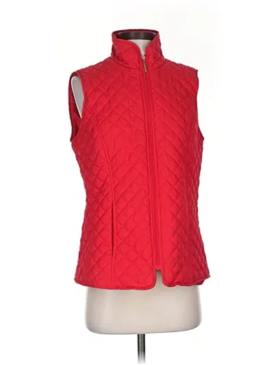 Pre-owned Draper's & Damon's Vest In Red