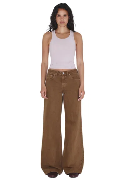 Dr.denim Rhue Denim Straight Leg Drdenim In Brown