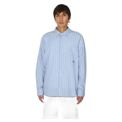 Dr.denim Wes Shirt - Blue Stripe In Other
