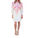 Dream Catcher Erika Dress In Flower Illusion In Multi