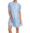 Dream Catcher Mony Mini Dress In Maya Blue In Blue