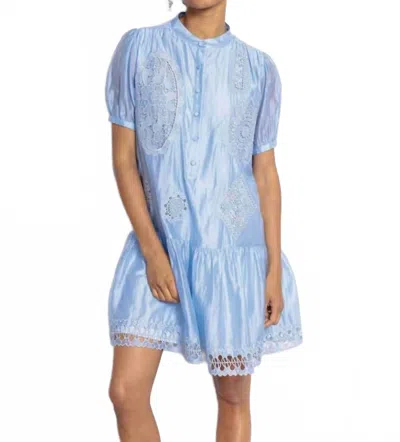 Dream Catcher Mony Mini Dress In Maya Blue