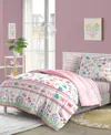 Dream Factory Butterfly Garden 5-pc. Comforter Set, Twin In Pink