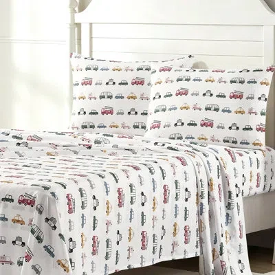Dream Factory In Transit Twin Sheet Set, Blue In Multi