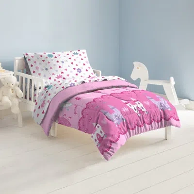 Dream Factory Magical Princess Toddler Biab Pink In White;pink