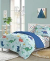 Dream Factory Sweet Dino Comforter Set In Blue