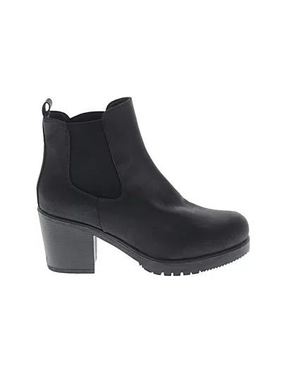 Pre-owned Dream Pairs Ankle Boots In Black