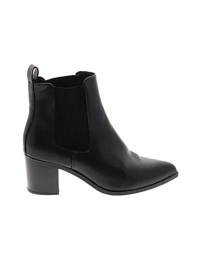 Pre-owned Dream Pairs Ankle Boots In Black