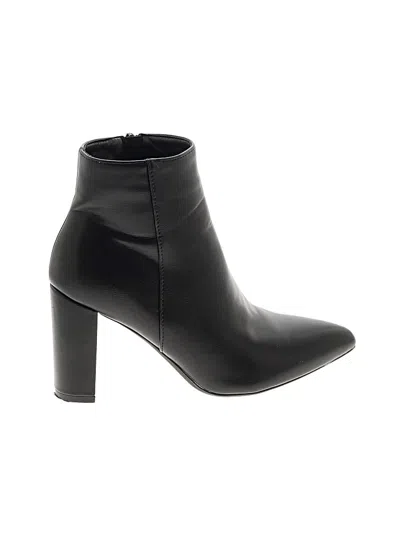 Pre-owned Dream Pairs Ankle Boots In Black