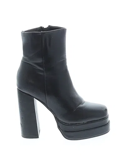 Pre-owned Dream Pairs Ankle Boots In Black