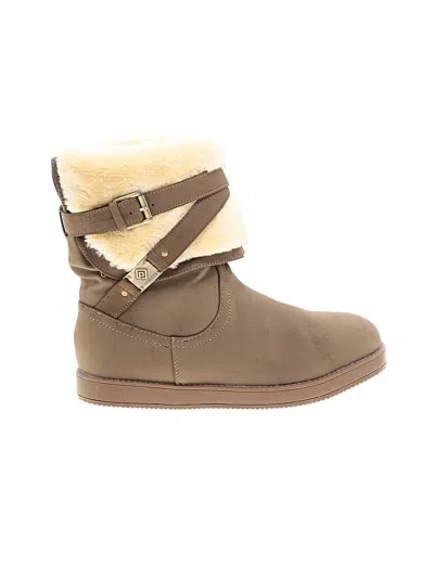 Pre-owned Dream Pairs Ankle Boots In Tan