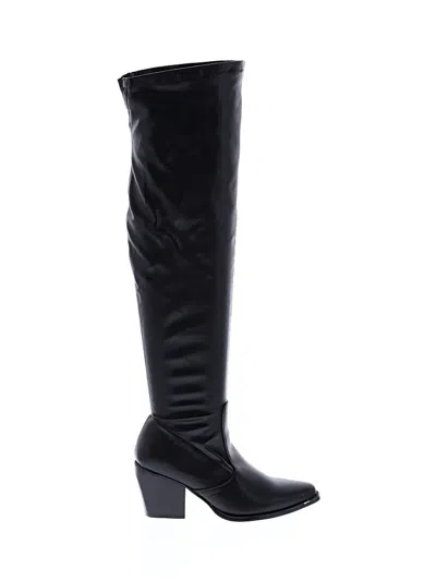 Pre-owned Dream Pairs Boots In Black