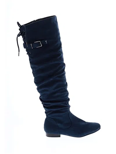 Pre-owned Dream Pairs Boots In Blue