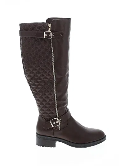 Pre-owned Dream Pairs Boots In Brown