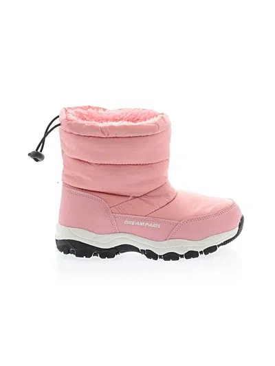 Pre-owned Dream Pairs Kids' Boots In Pink