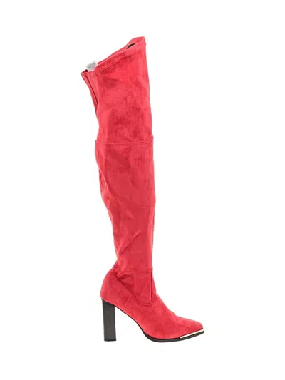 Pre-owned Dream Pairs Boots In Red
