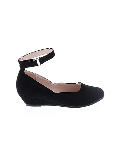 Pre-owned Dream Pairs Kids' Flats In Black