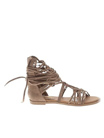 Pre-owned Dream Pairs Flats In Brown