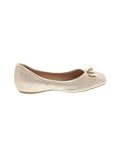 Pre-owned Dream Pairs Flats In Gold