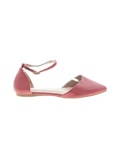 Pre-owned Dream Pairs Flats In Pink