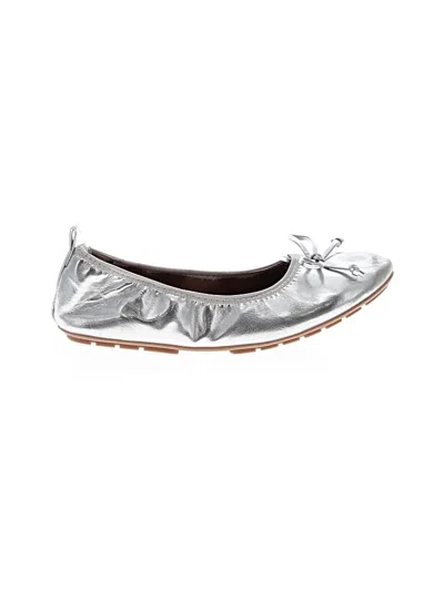 Pre-owned Dream Pairs Flats In Silver