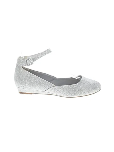 Pre-owned Dream Pairs Flats In Silver