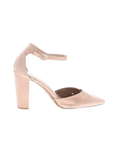 Pre-owned Dream Pairs Heels In Brown