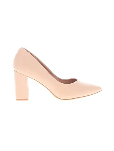 Pre-owned Dream Pairs Heels In Ivory