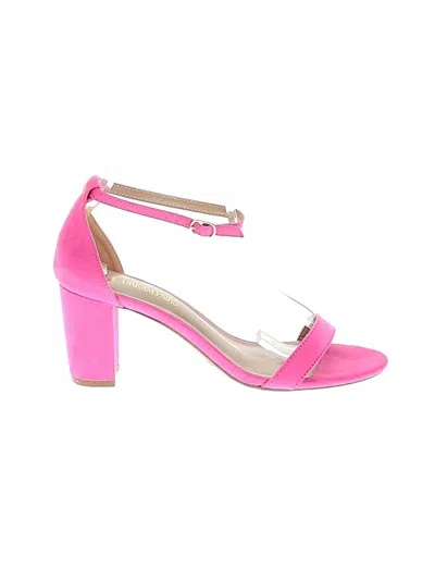 Pre-owned Dream Pairs Heels In Pink