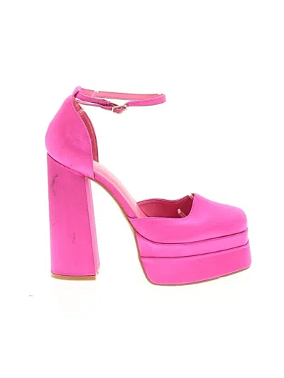 Pre-owned Dream Pairs Heels In Pink