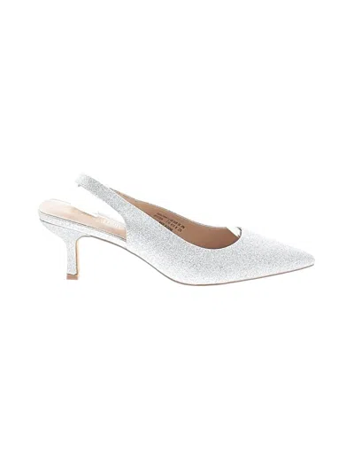 Pre-owned Dream Pairs Heels In Silver