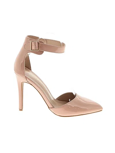 Pre-owned Dream Pairs Heels In Tan
